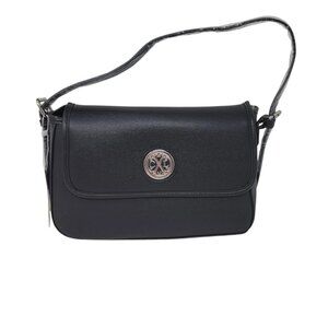 Christian Lacroix CXL Karen Caviar Shoulder Bag in Black NWT